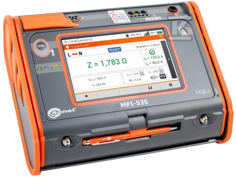 Aparat SONEL MPI 535 cu Touch-screen
