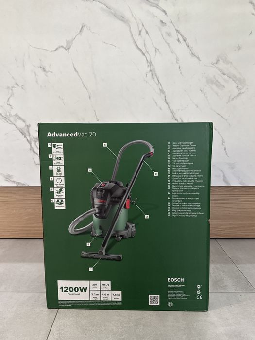 Bosch AdvancedVac 20 – Aspirator umed/uscat