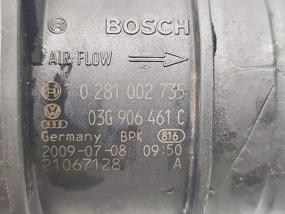 Debitmetru aer AUDI A4 (8K2, B8) [Fabr 2008-2015] 03G906461C 2.0 TDI C