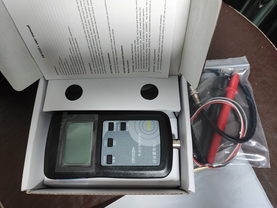 Tester ESR YR1035+ rezistenta interna baterii li-ion, lifepo4, pb-acid