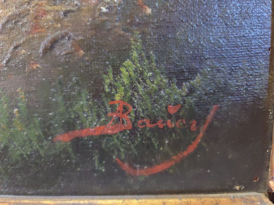 Tablou autentic semnat „A. Bauer”
