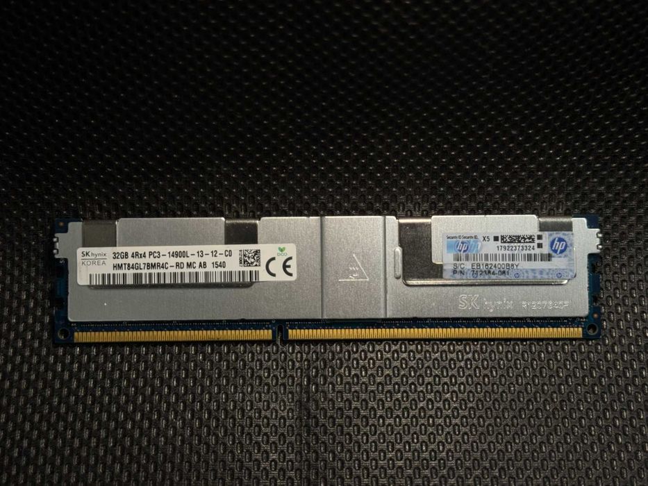 DDR3 32GB ECC LRDIMM 1866MHz SK Hynix Memorie RAM Server
