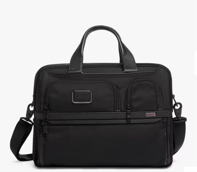Tumi Alpha 3 Expandable Organizer Laptop Briefcase, черный, оригинал.