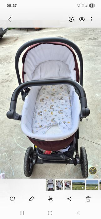 Carucior copii  pliabil 3 în 1 CAM(Made in Italy)+ Landou