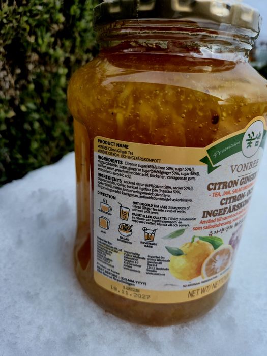 VONBEE Citron Ginger Tea – 2 kg – Ceai de lamaie si ghimbir