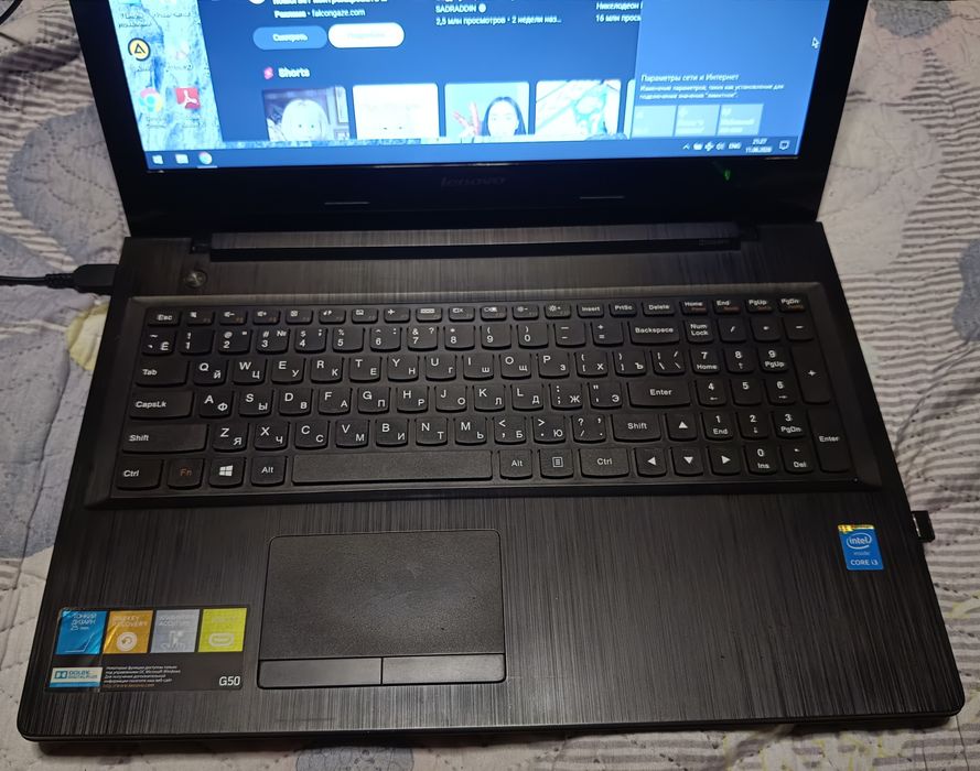 Ноутбук Lenovo G50-70 i3 EAC windows 10pro 30игр