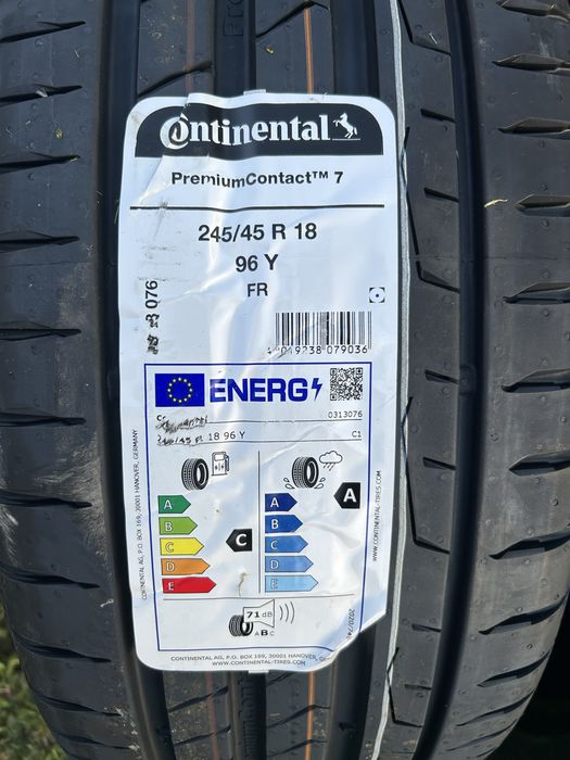 245/45/r18 Continnental PremiumCont