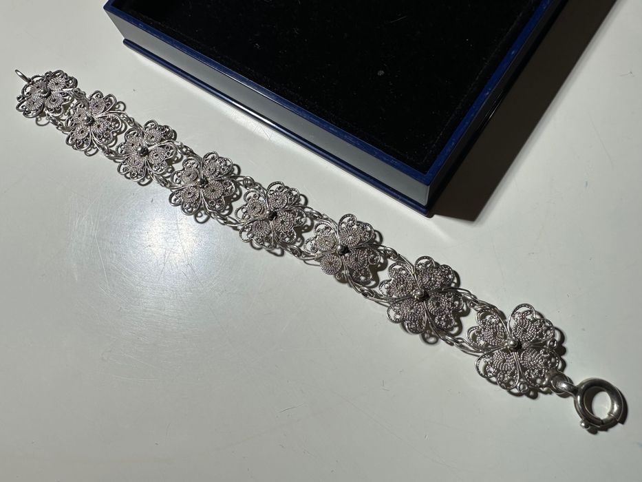 Brățară filigrană din argint pentru femei