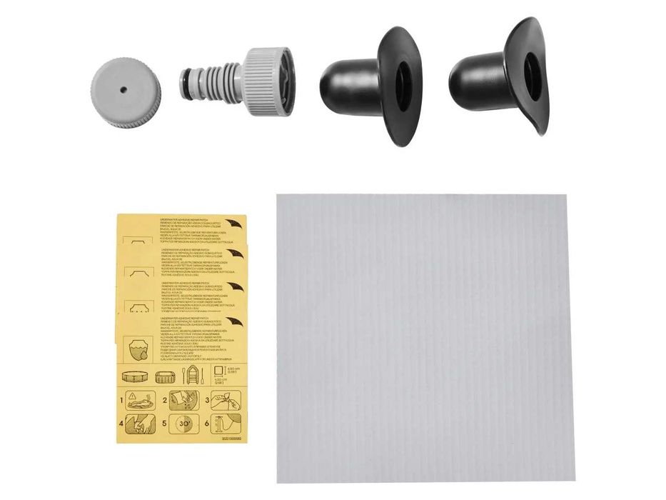 Piscina cu structura metalica Crivit L 228 x l 159 x Î 42 cm