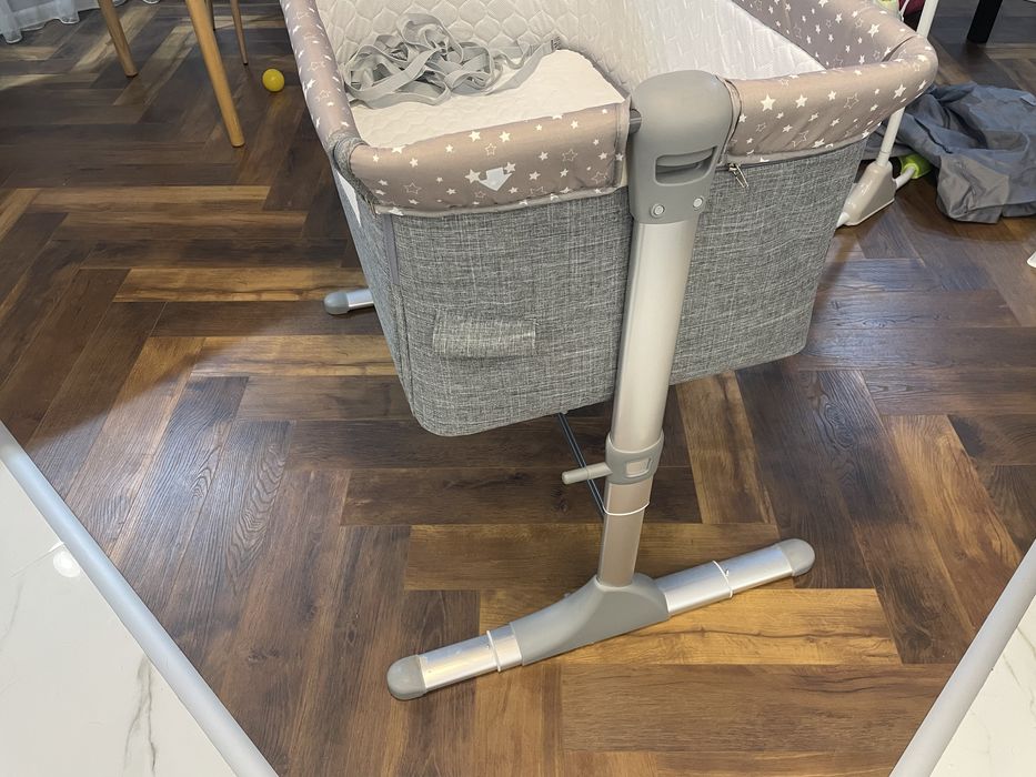 Бебешко легло-люлка Lorelli Sleep'N'Care, сиво слонче