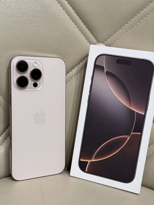 IPHONE 16 Pro max 256GB Desert Titanium,Бартер!