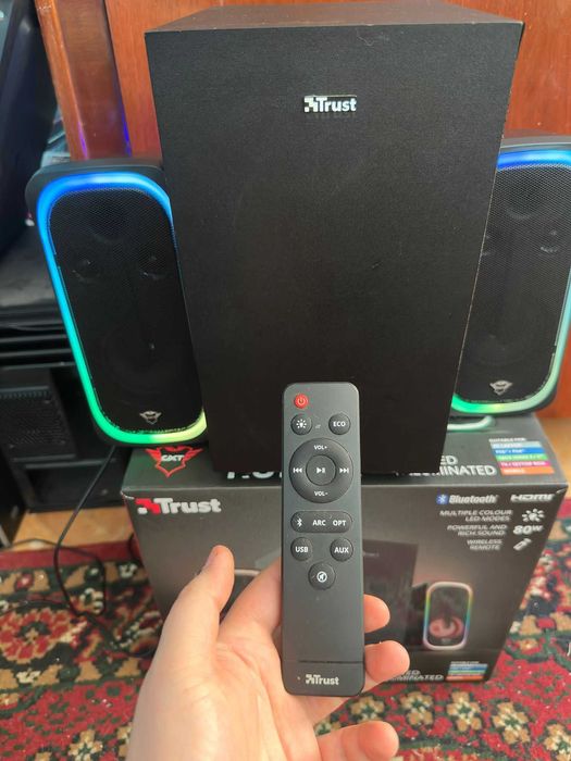 Boxa TRUST GXT RUMAX 2.1 40W-80W conexiune multipla