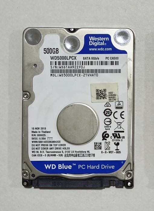 Продается 500Gb  HDD 2.5