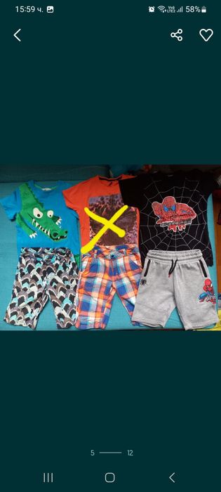 Летни дрешки 128 -134