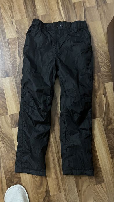 Новые дутые не промокаемые штаны с флисовым подкладом., 128 см рост