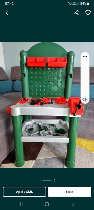 Vand banc de lucru pentru copii BOCHS TOOL al 2 lea proprietar predare