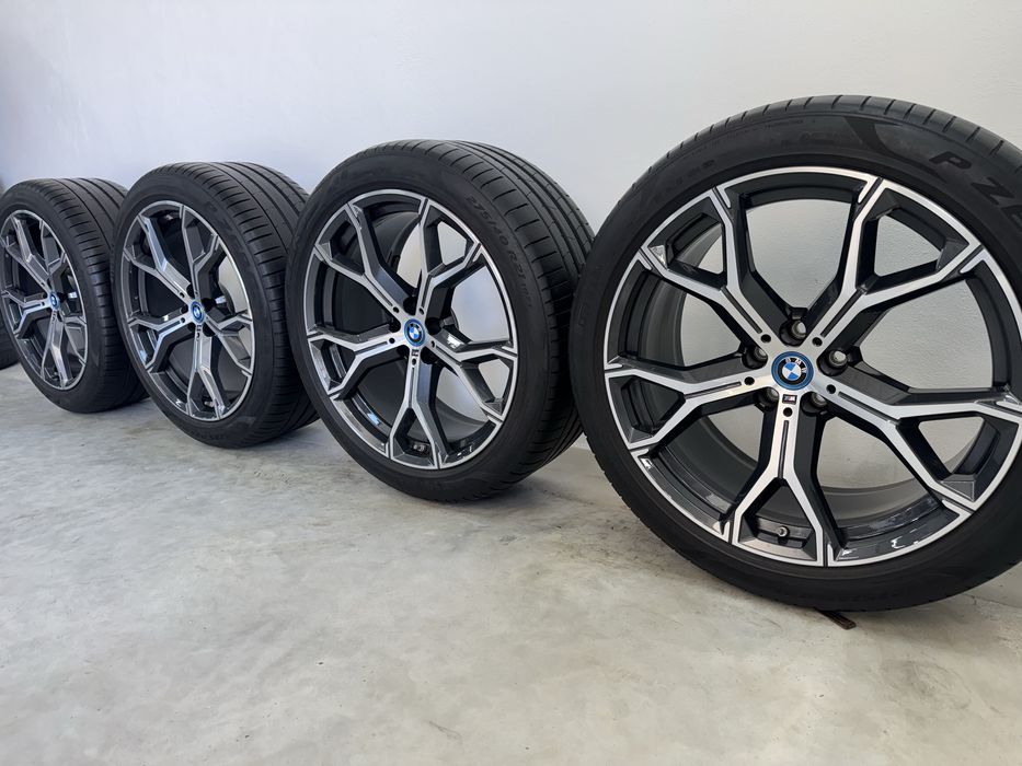 Jante Bmw X5 X6 G05 G06 R21 Originale 741M Pirelli 80%*RFT 2023