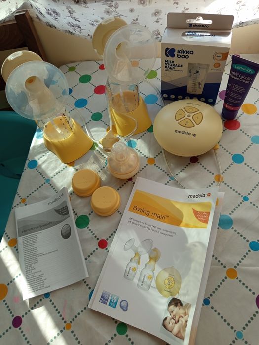Двойна електрическа помпа за кърма Medela Swing Maxi