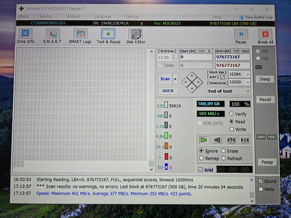 SSD 500GB Micron Crucial MX500 Sata 2.5"