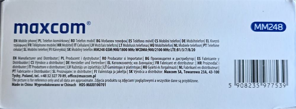 Telefon MAXCOM Classic MM248