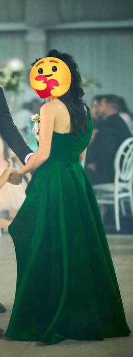 Rochie lungă de ocazie din taftă