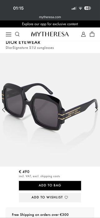 Ochelari Christian Dior