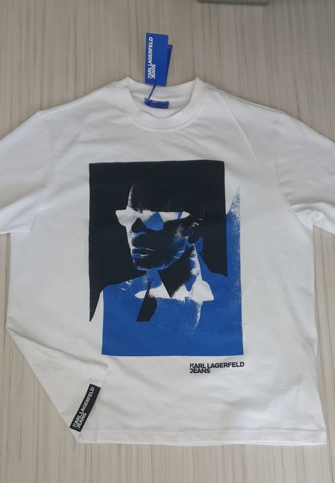 Karl Lagerfeld Cotton Mens Size XL НОВО! ОРИГИНАЛ! Мъжка Тениска!
