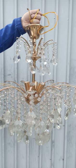 Люстры из горного хрусталя