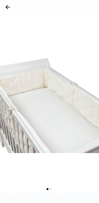 Set 2 aparatori matlasate patut 120x60 cm