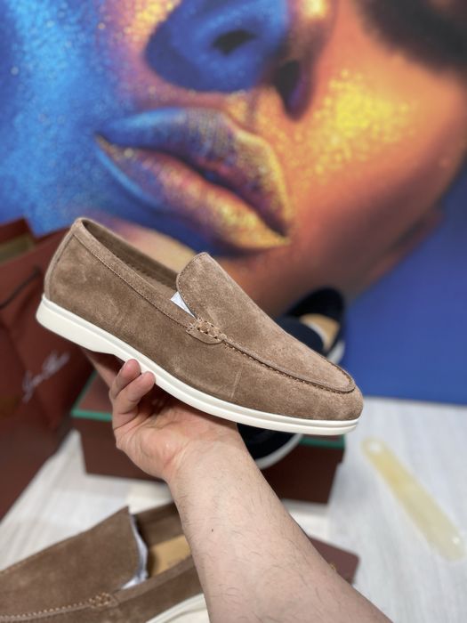 Mocasini Loro Piana piele naturala Full Box colectie noua