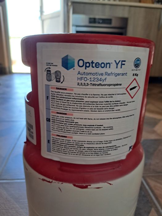 Butelie cu gaz refrigerant Opteon YF HFO-1234yf