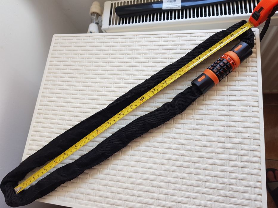 Antifurt lant cu cifru 120cm lungime zala ~5,2mm