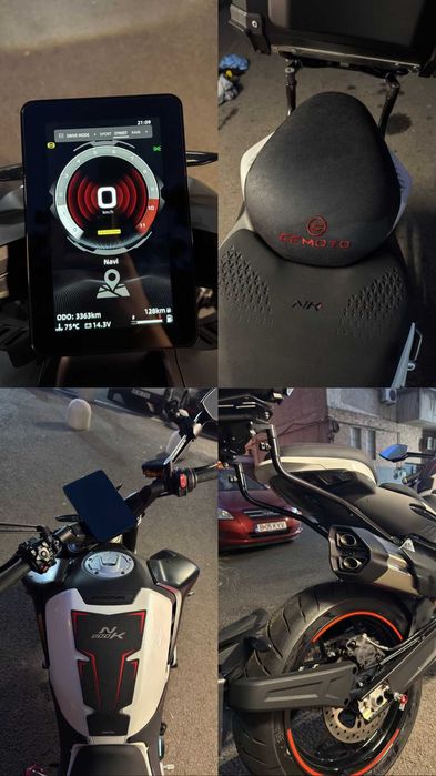 CFMOTO 800NK Advanced 2023 cu Top Case si doar 3363km