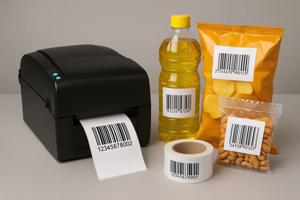 Услуги маркировки и печати этикеток для продукции и упаковки