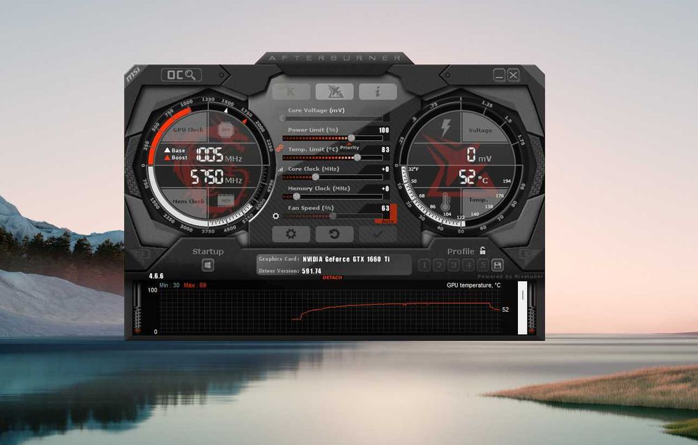 Видеокарта GIGABYTE GTX 1660 Ti 6GB OC GDDR6 192-bit Обслужена