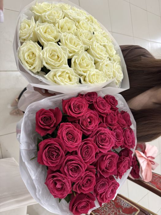 25 роз свежие, продается