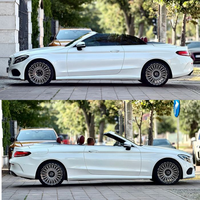 • Mercedes C Classe 2018 •  C200 4 Matic CABRIO / Extra full / Burmester / Soft Top Visiniu • Parc Auto / Rate / Garantie •