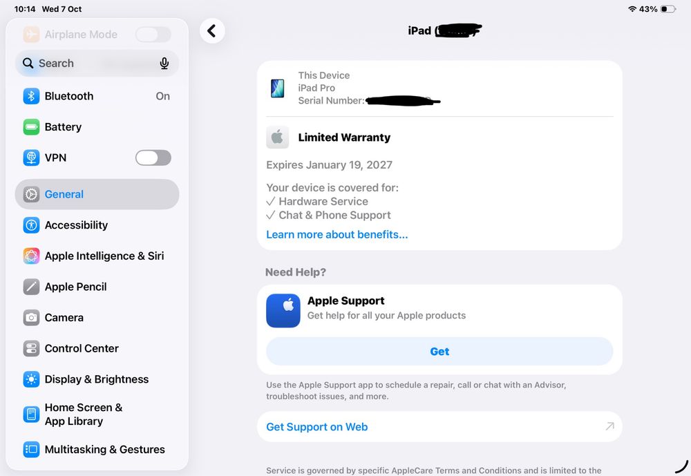 iPad Pro 11" M5 (256 GB) Wi-Fi в Идеале