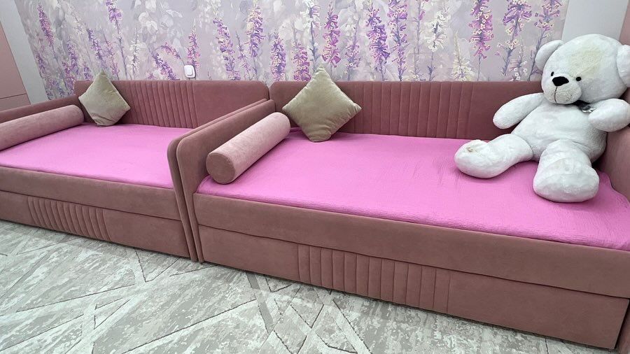 Деткая подростковая мягкая кровать