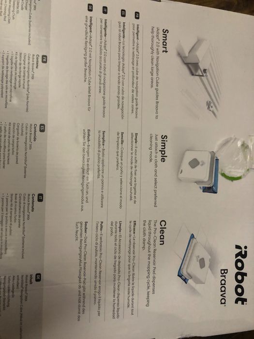 подочистачка iRobot Braava 390t