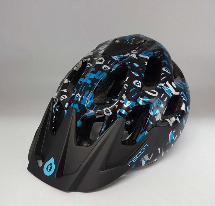 велосипедна каска SixSixOne Helmet Recon Repeater Cyan - размер S\M