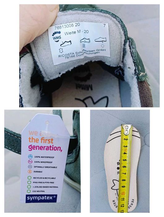 Нови обувки за прохождане Pepino 'Kimi' номер 20.