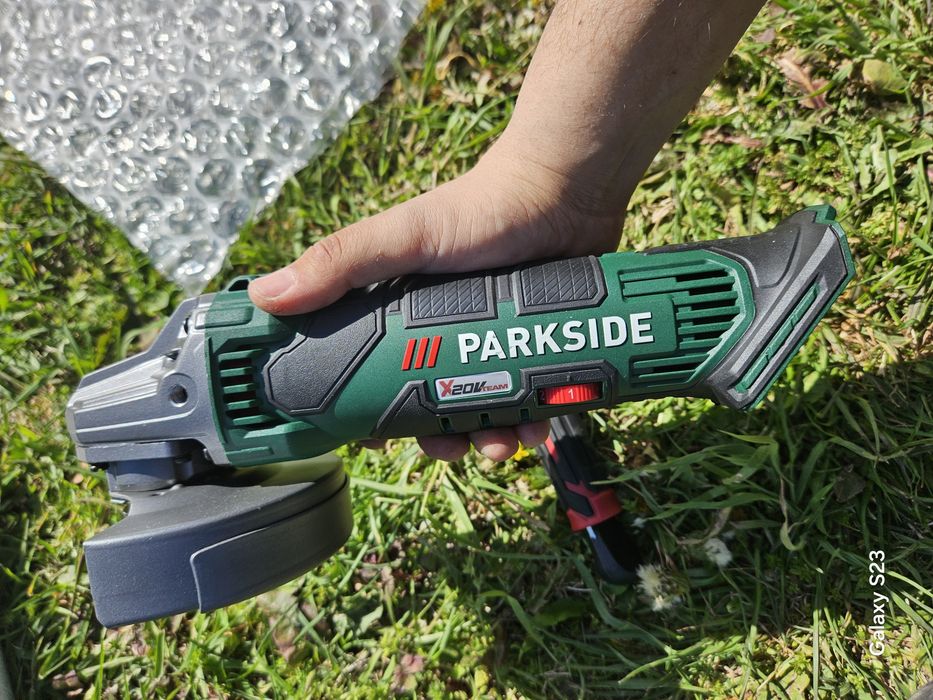 Акумулаторен ъглошлайф Parkside PWSA 20-Li F4