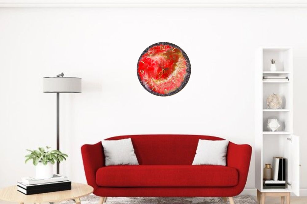 Настенные Часы Пламя времени