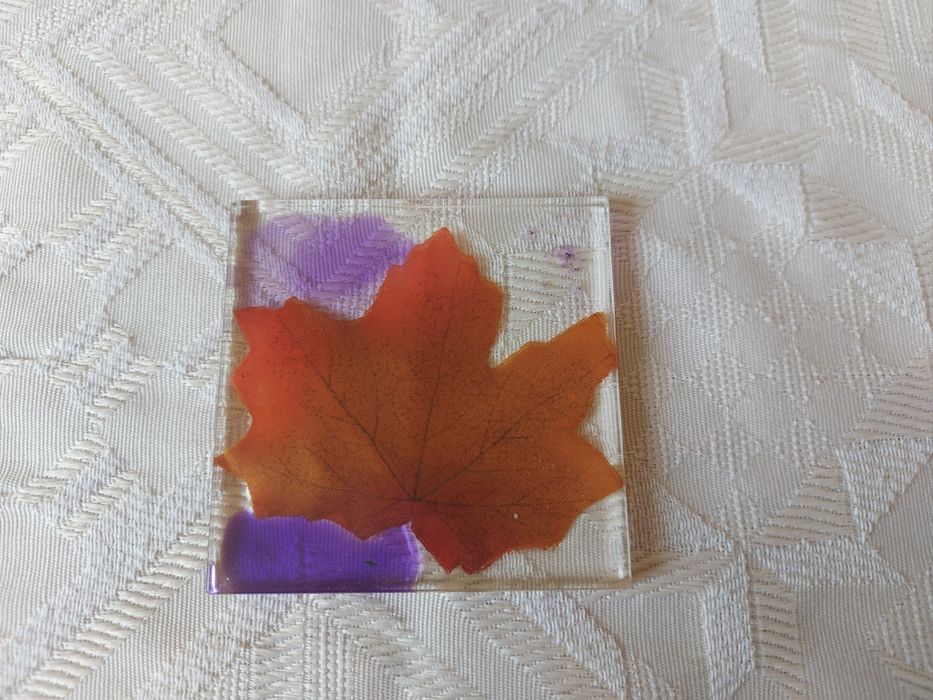 Suport pentru pahar unicat - Rășină epoxidică -  Handmade