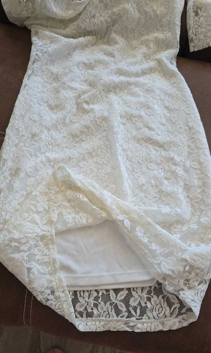 Нова дамска рокля дантела размер М