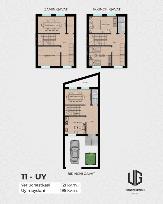 195м² Kottej sotiladi | Продаётся Коттедж. Сергели, Мечеть Кошкурғон