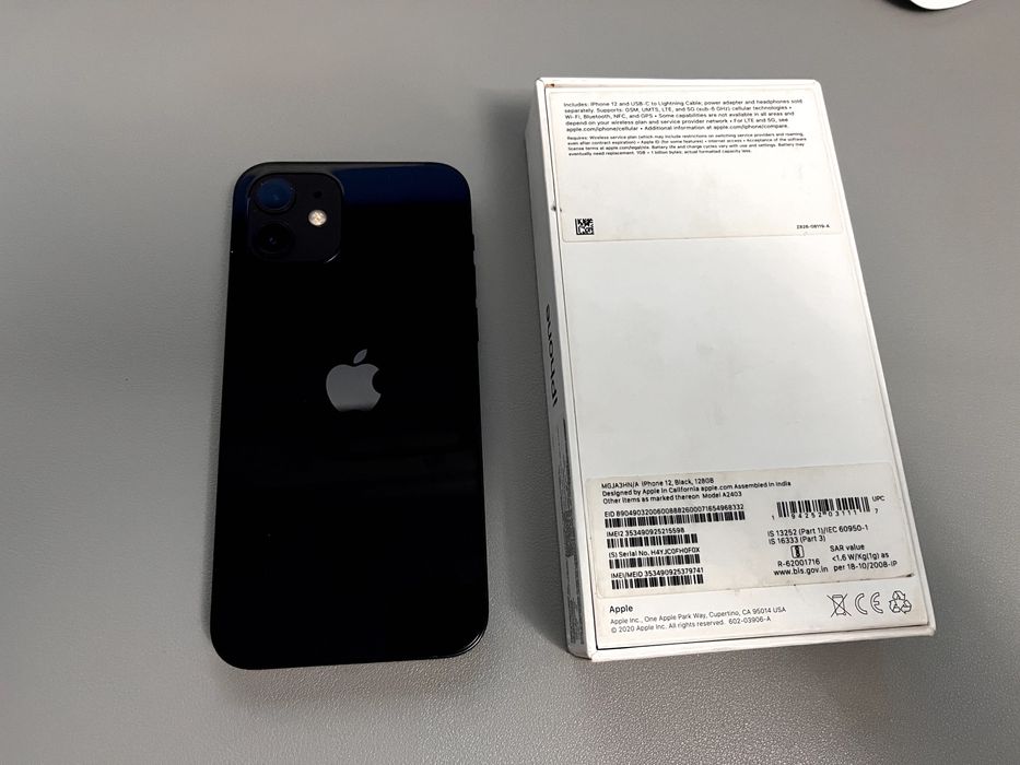 iPhone 12 black 128GB