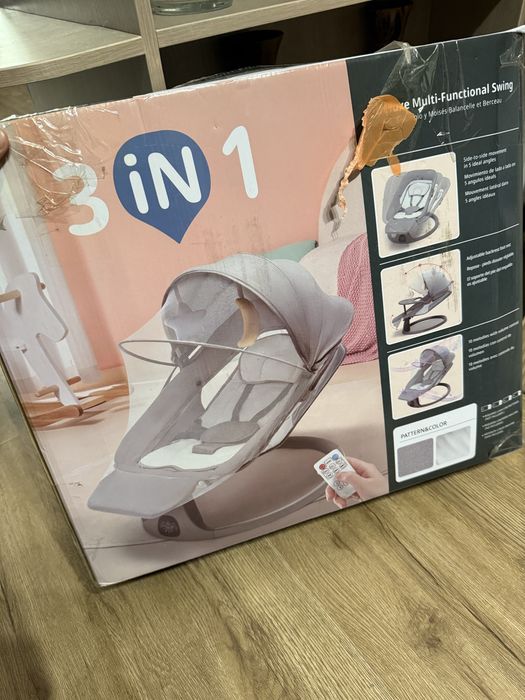 Шезлонг детский новый