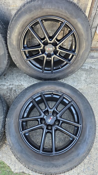 Джанти 17"ANZIO 5х112 7.5j ET35 / 66.5 Гуми 2022 225/60/17 Pirelli Cinturato P7